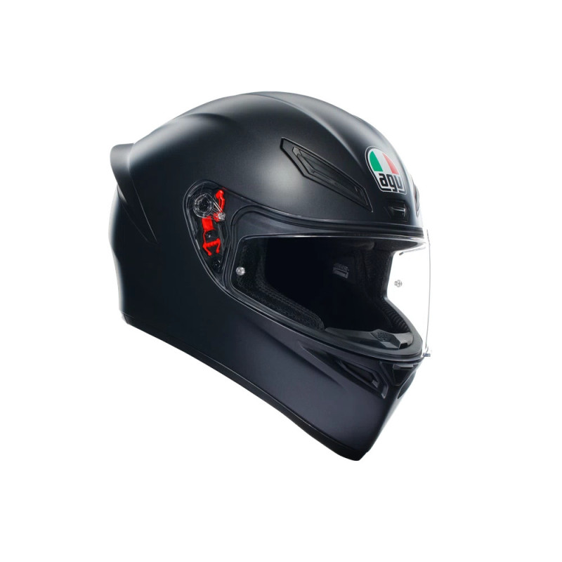 K1 S MATT BLACK - MOTORBIKE FULL FACE HELMET E2206